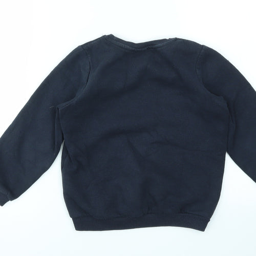 Lupilu Girls Blue   Pullover Jumper Size 5-6 Years