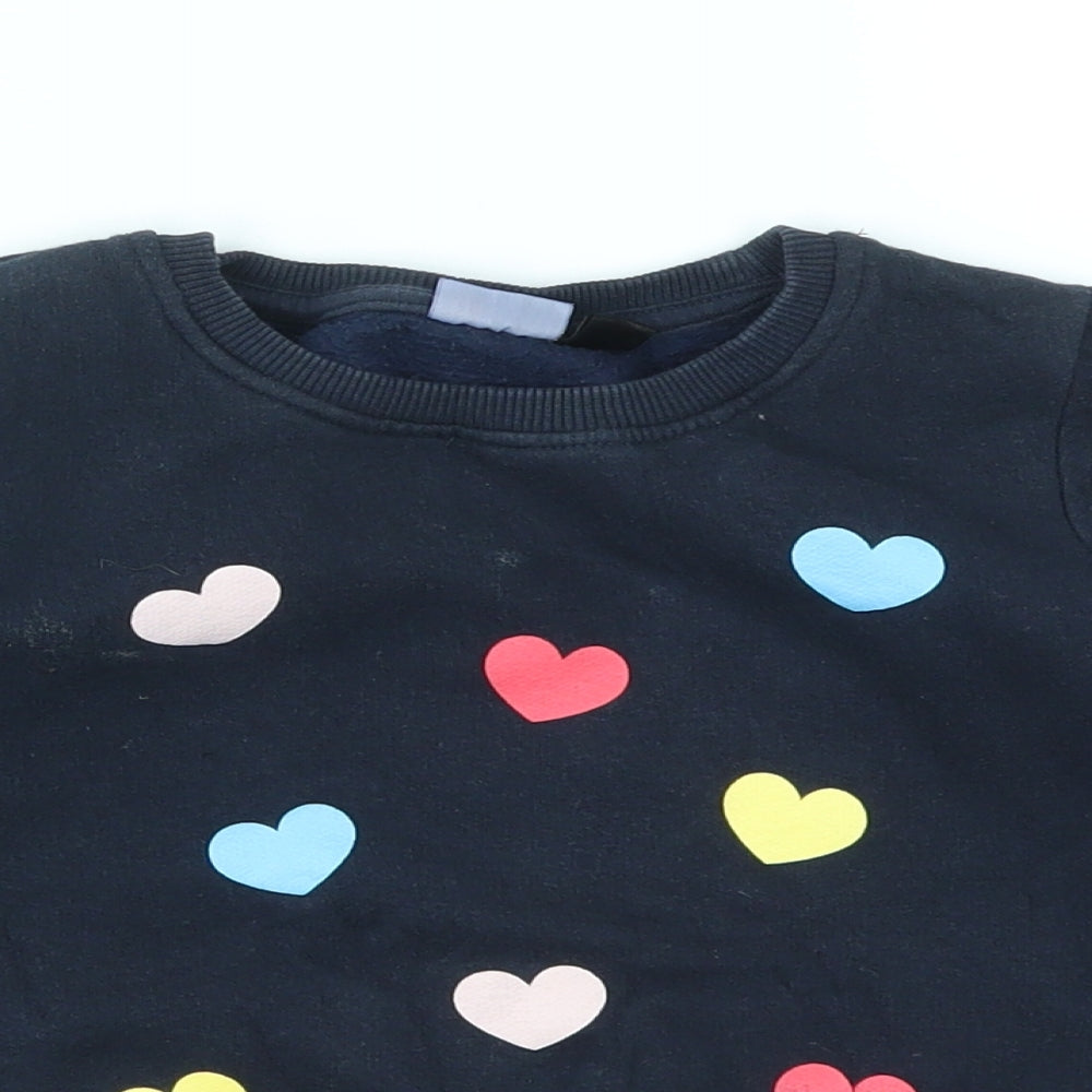 Lupilu Girls Blue   Pullover Jumper Size 5-6 Years