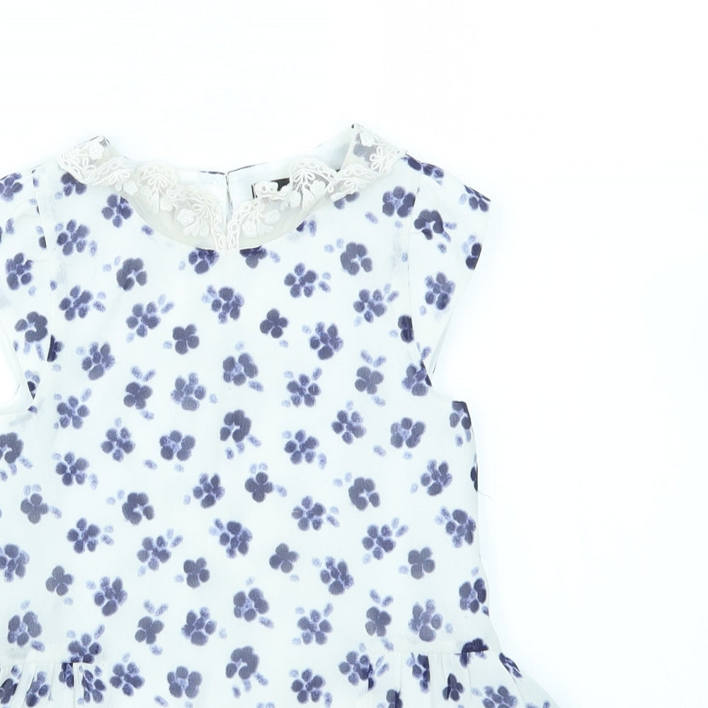 George Girls Multicoloured Geometric  Fit & Flare  Size 4-5 Years