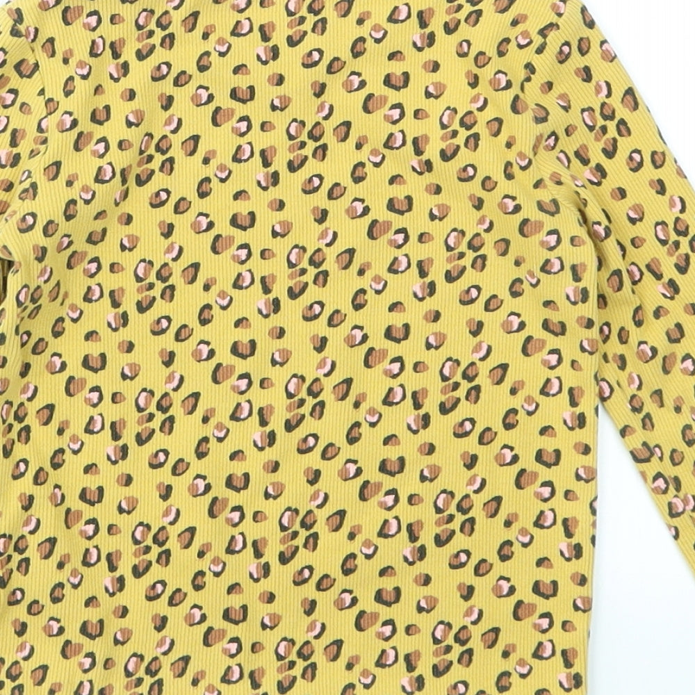 NEXT Girls Multicoloured Animal Print  Basic T-Shirt Size 2-3 Years