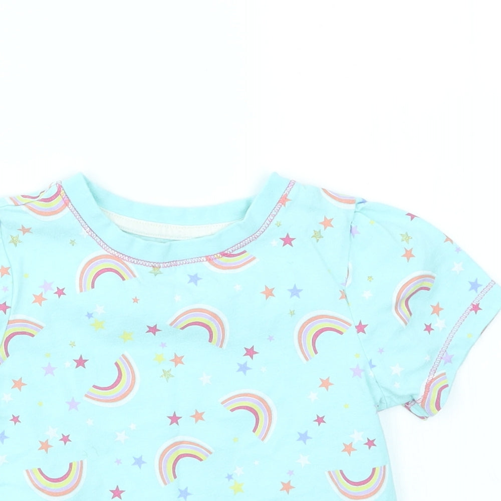 TU Girls Multicoloured Geometric  Top Pyjama Set Size 5-6 Years