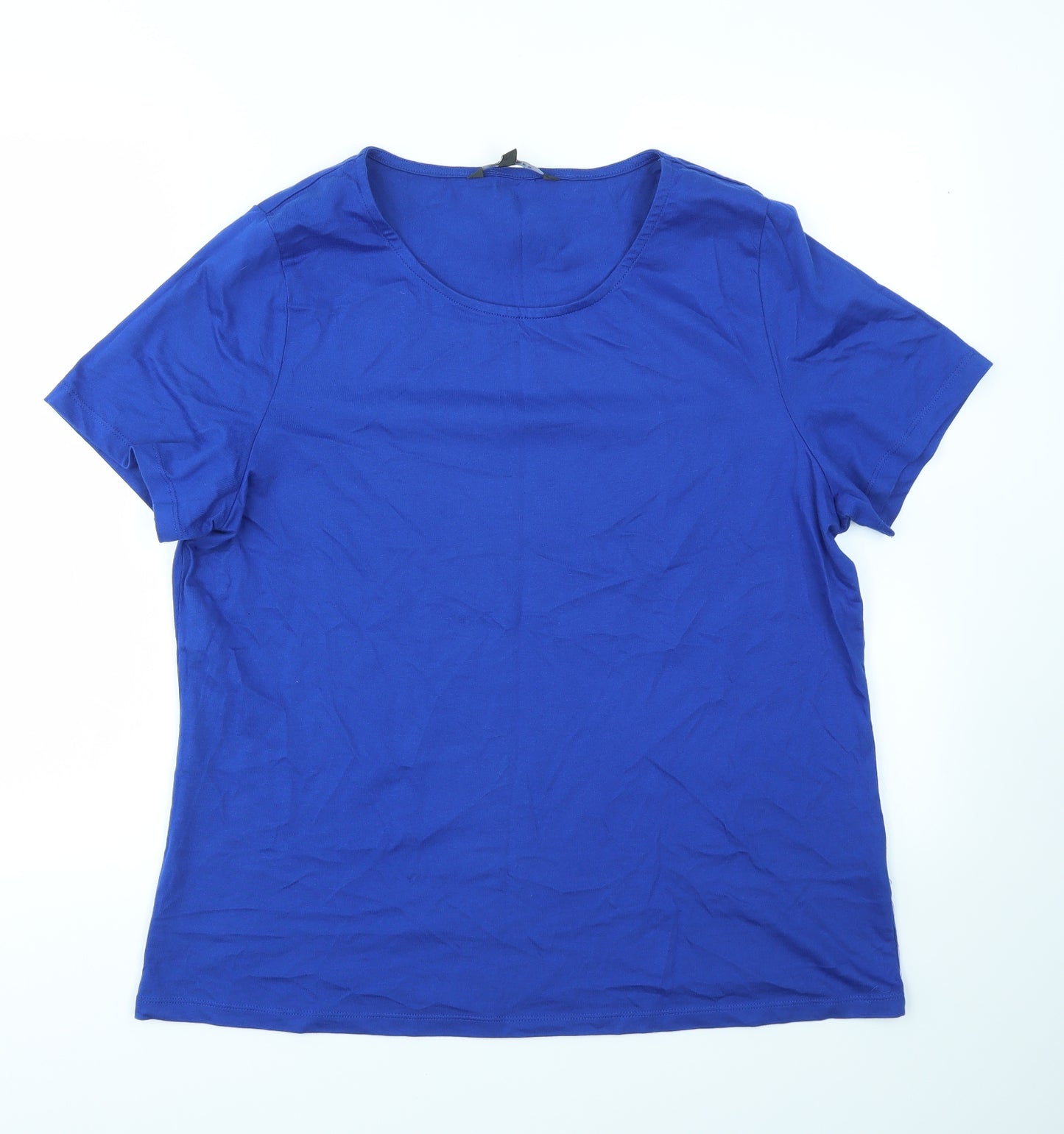 love tees Womens Blue   Basic T-Shirt Size 16