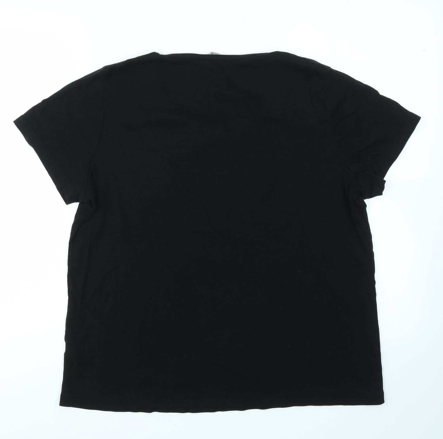 Bonmarché Womens Black   Basic T-Shirt Size L