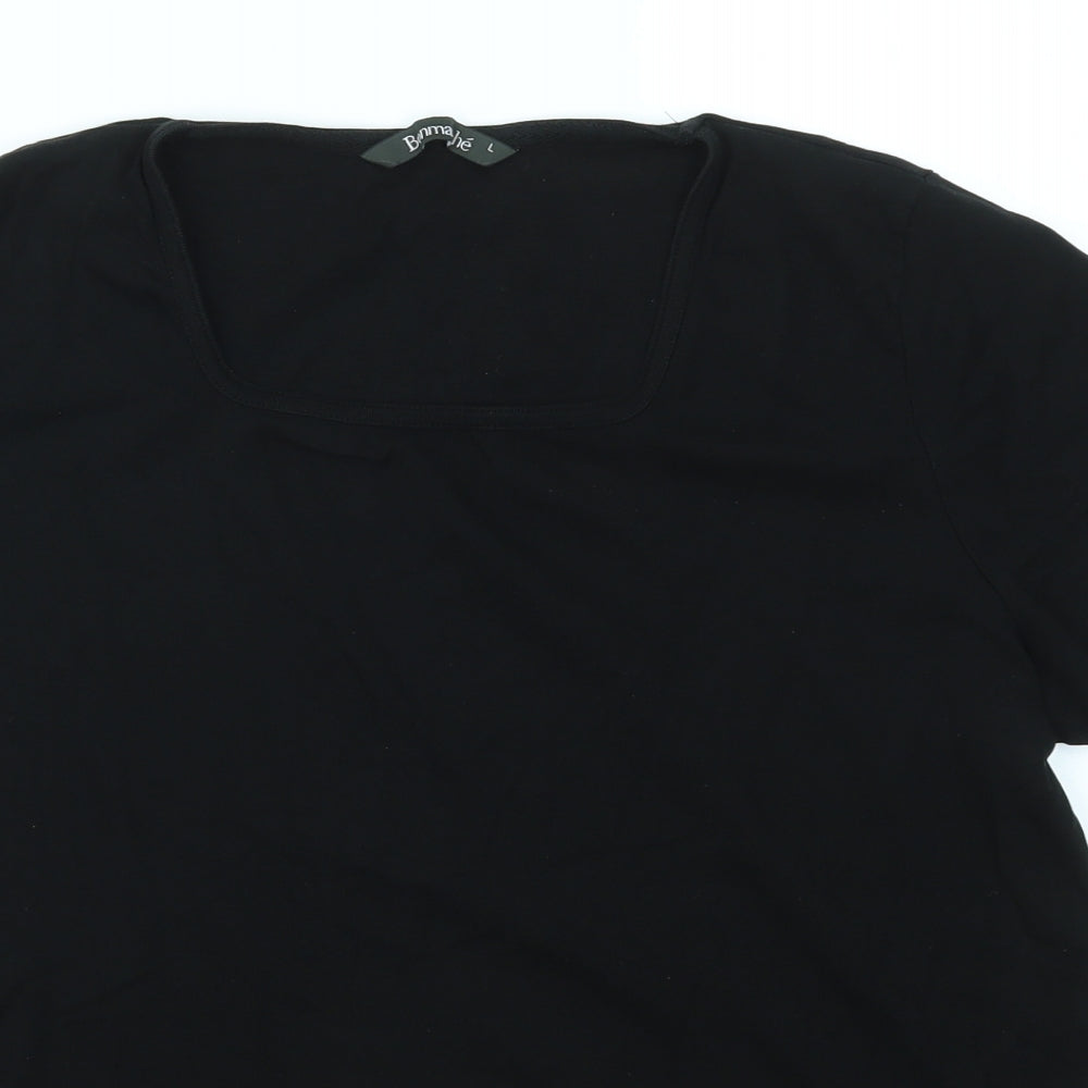 Bonmarché Womens Black   Basic T-Shirt Size L