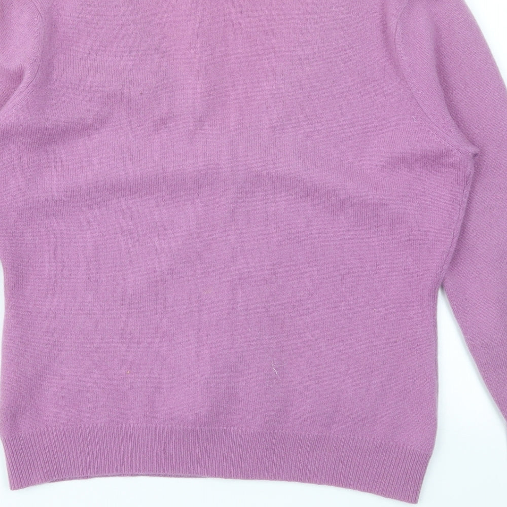 Preworn Womens Purple   Cardigan Jumper Size S