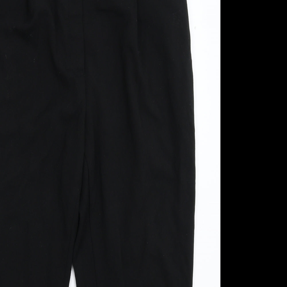 Marks and Spencer Womens Black   Trousers  Size 16 L25 in