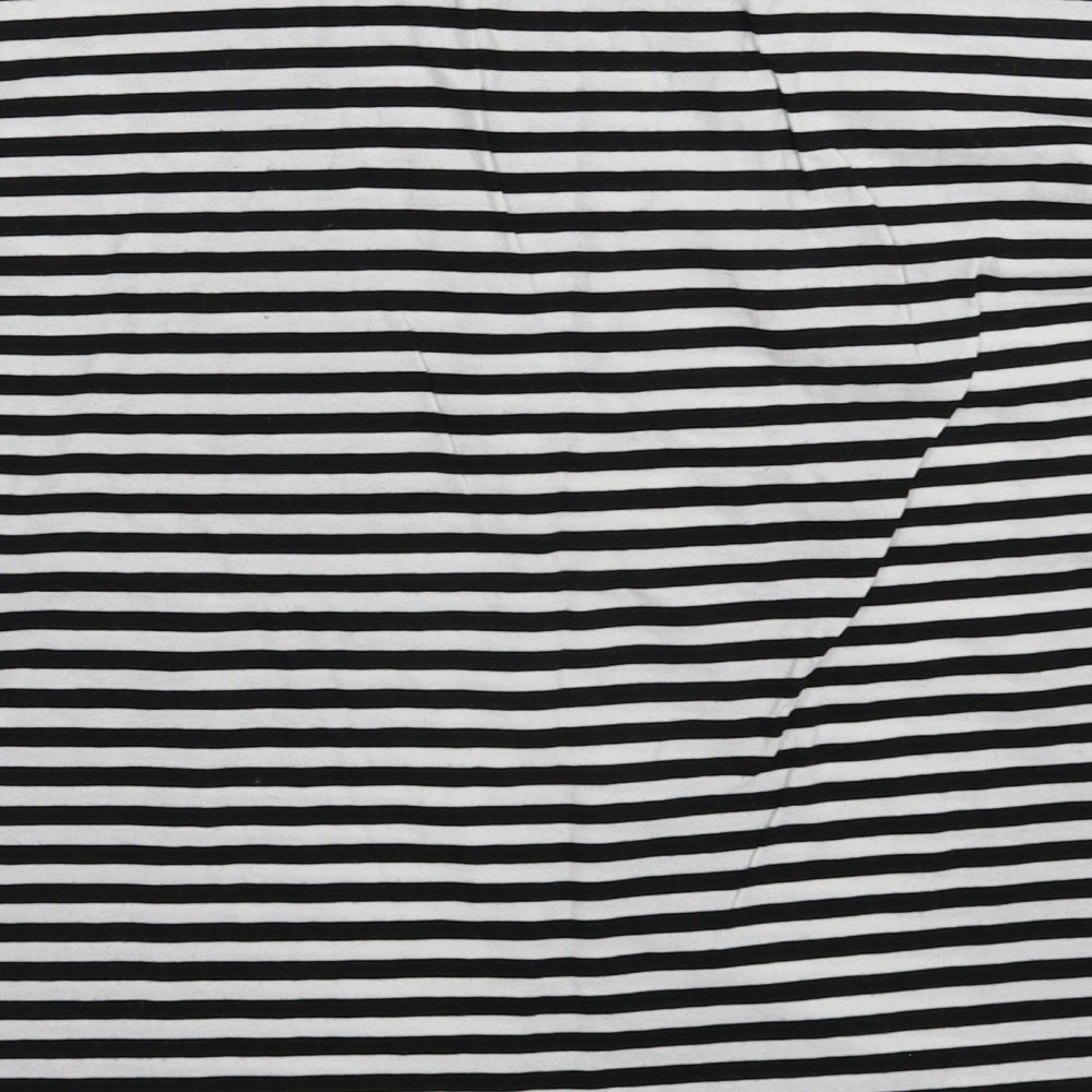 VERO MODA Womens Multicoloured Striped  Basic T-Shirt Size L