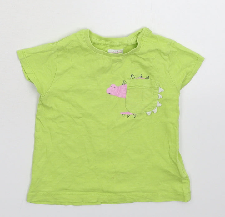 NEXT Baby Green Basic T-Shirt Size 12-18 Months