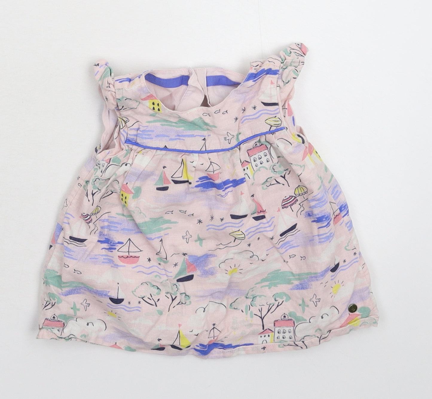Marks and Spencer Girls Pink   Fit & Flare  Size 9-12 Months