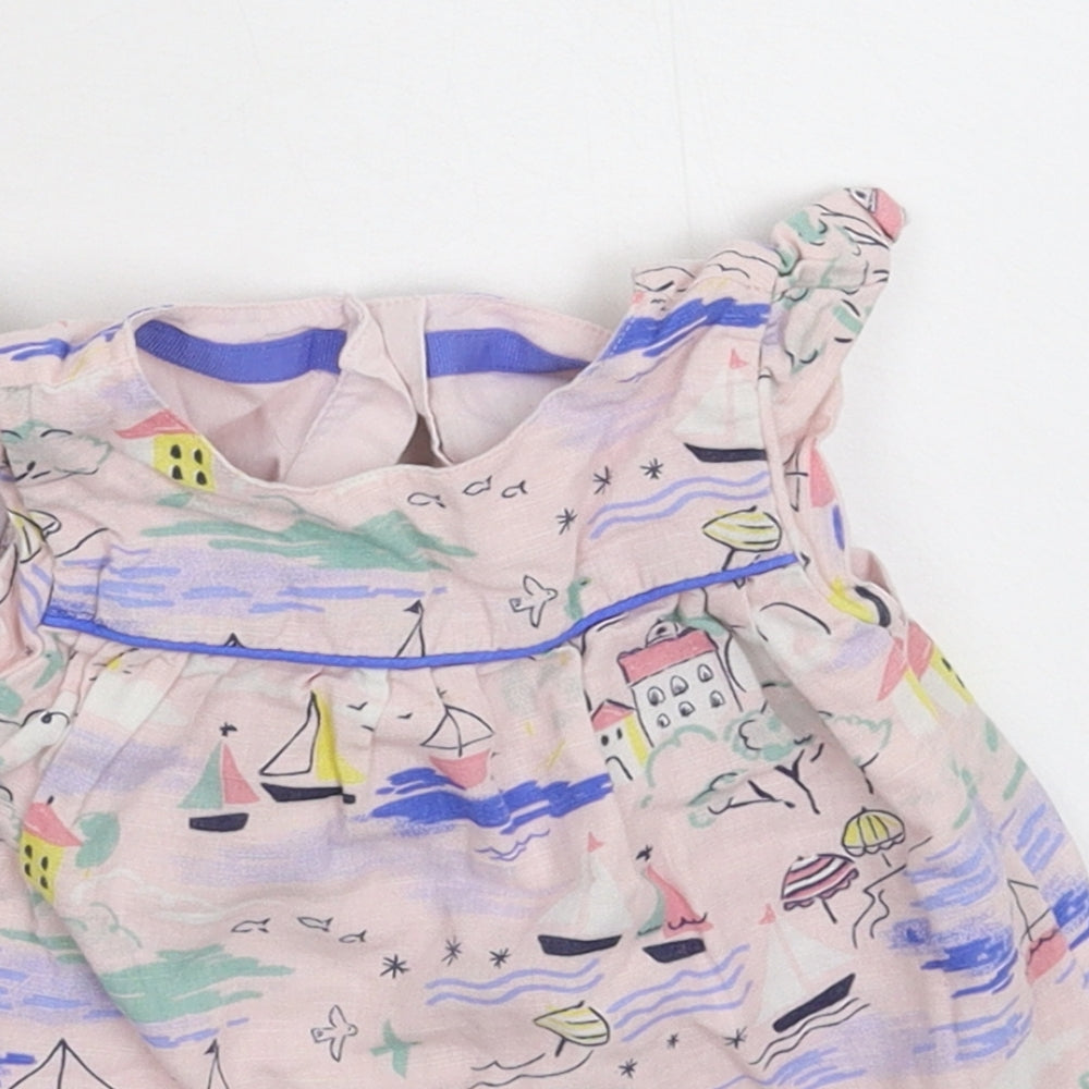 Marks and Spencer Girls Pink   Fit & Flare  Size 9-12 Months