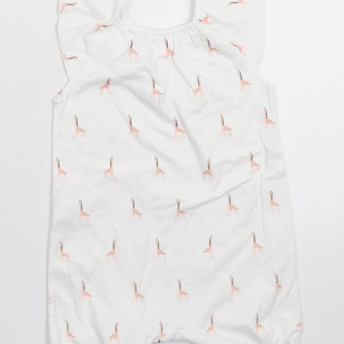 NEXT Baby White   Babygrow One-Piece Size 9-12 Months
