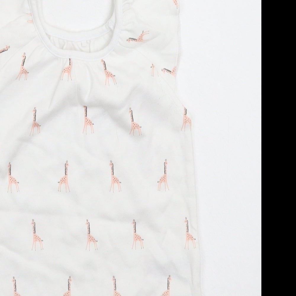 NEXT Baby White   Babygrow One-Piece Size 9-12 Months
