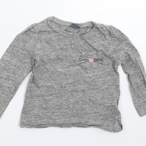 NEXT Baby Grey   Basic T-Shirt Size 12-18 Months