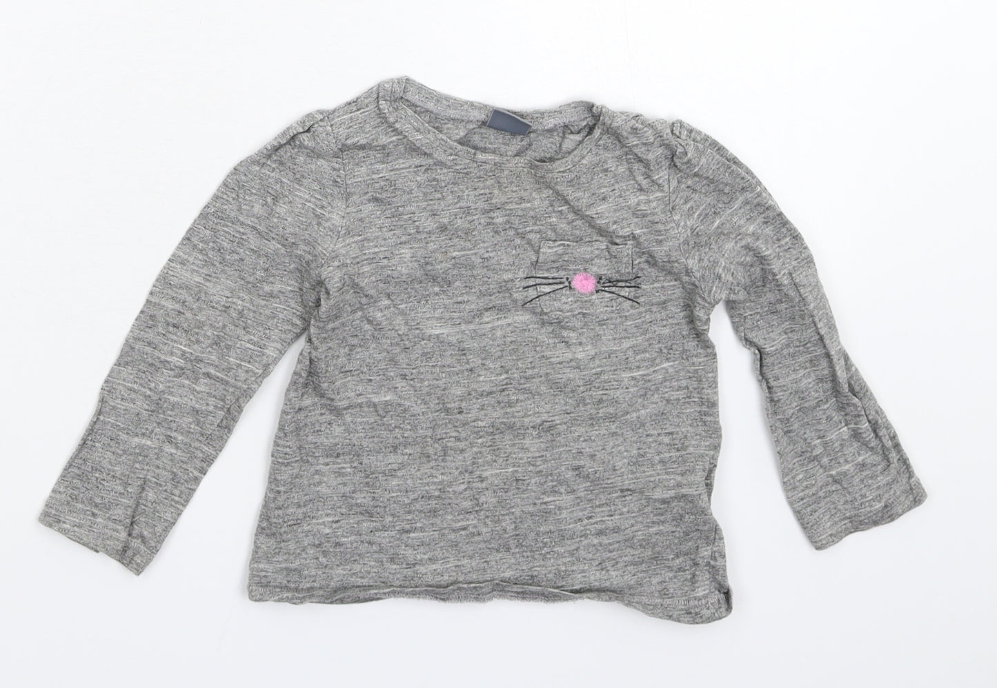 NEXT Baby Grey   Basic T-Shirt Size 12-18 Months