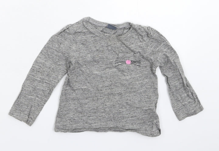 NEXT Baby Grey   Basic T-Shirt Size 12-18 Months