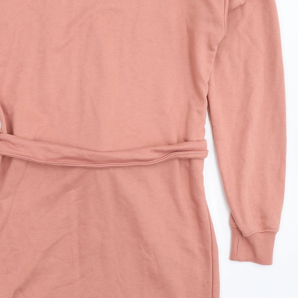 Missguided Womens Pink   Jumper Dress  Size 12