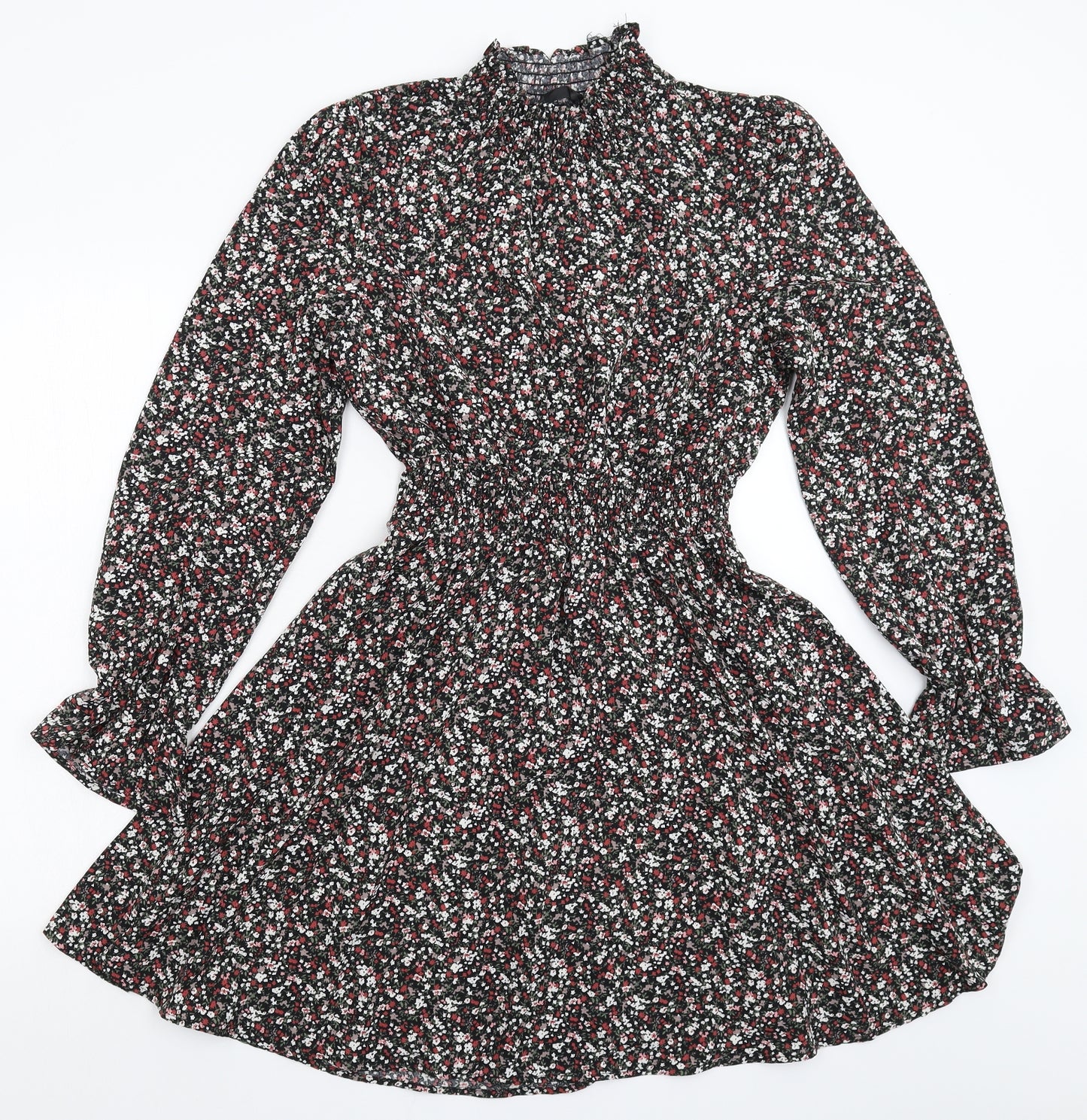 SheIn Womens Multicoloured Floral  Fit & Flare  Size M