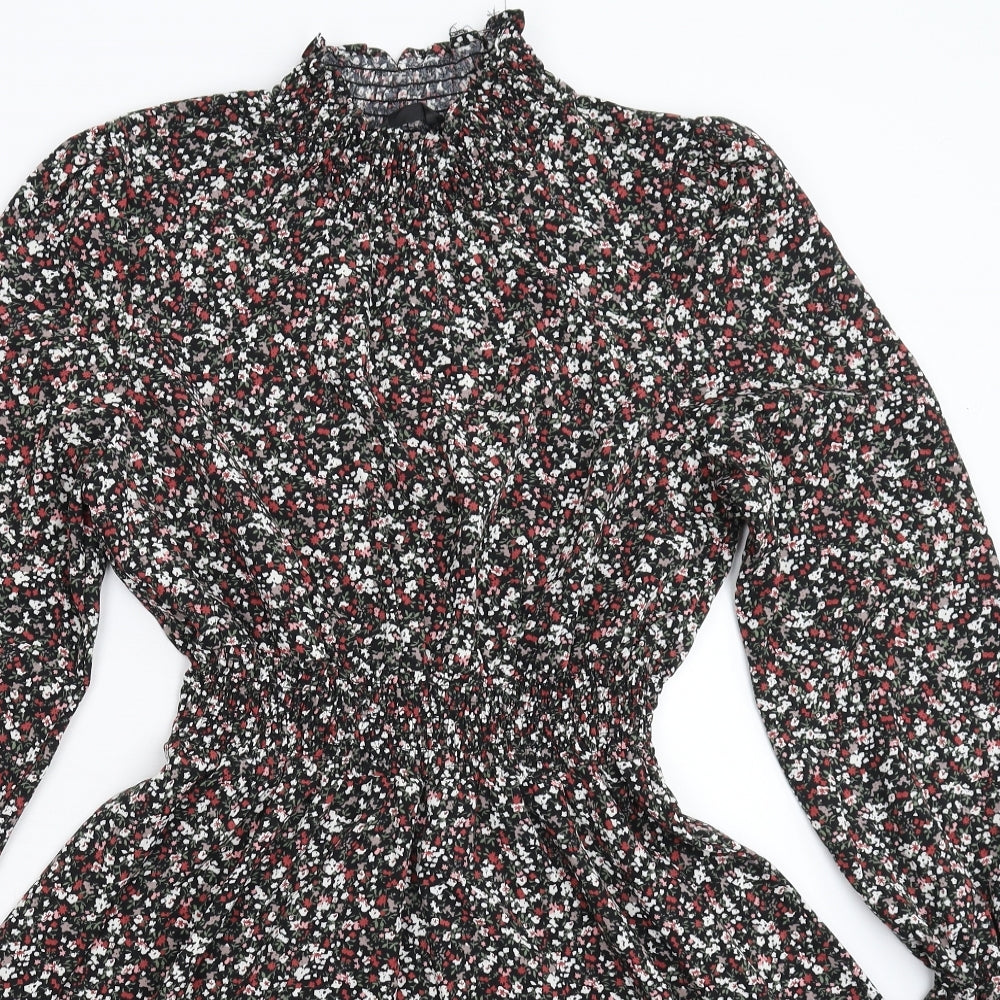SheIn Womens Multicoloured Floral  Fit & Flare  Size M