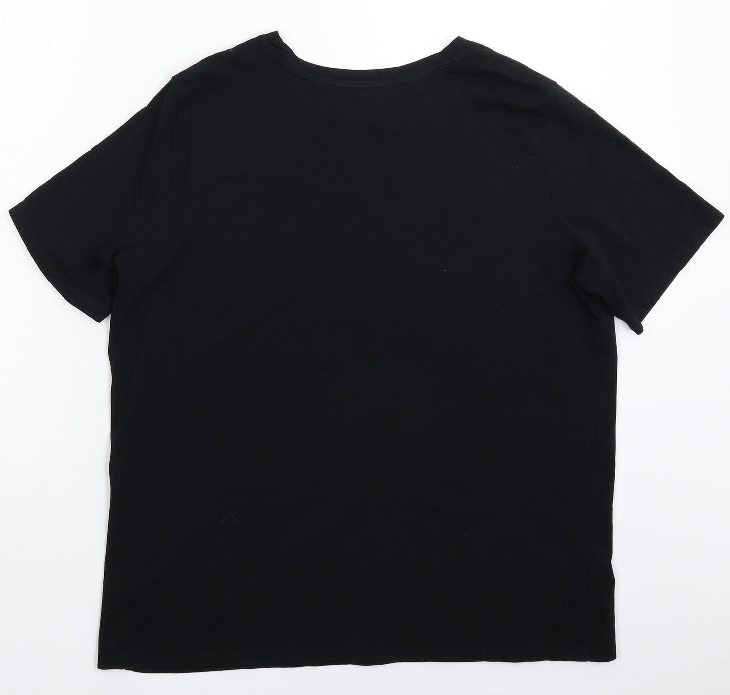 Marks and Spencer Womens Black   Basic T-Shirt Size 16