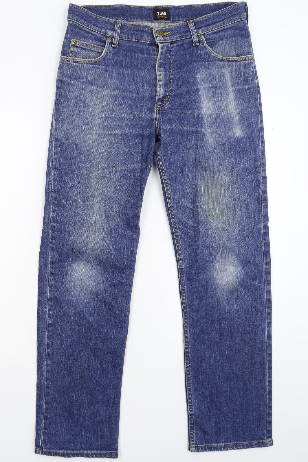 Lee Mens Blue  Denim Straight Jeans Size 32 L30 in