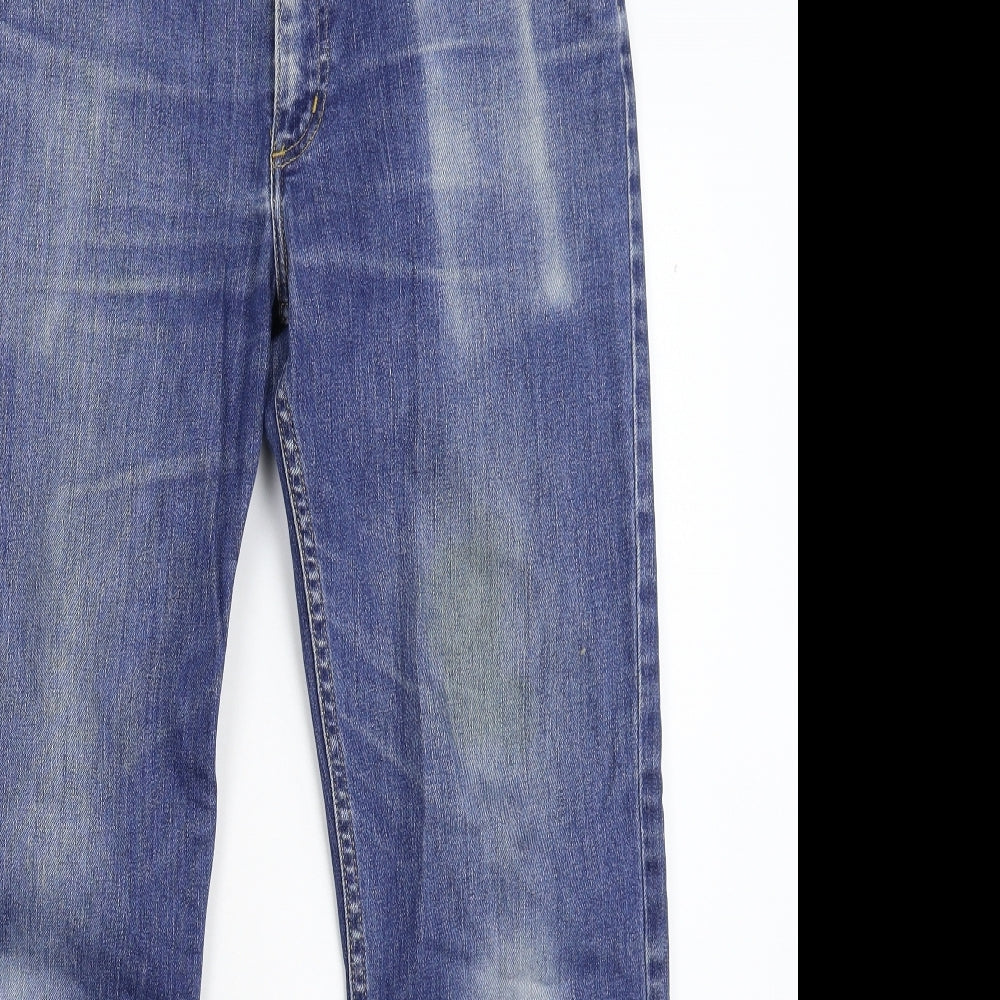 Lee Mens Blue  Denim Straight Jeans Size 32 L30 in