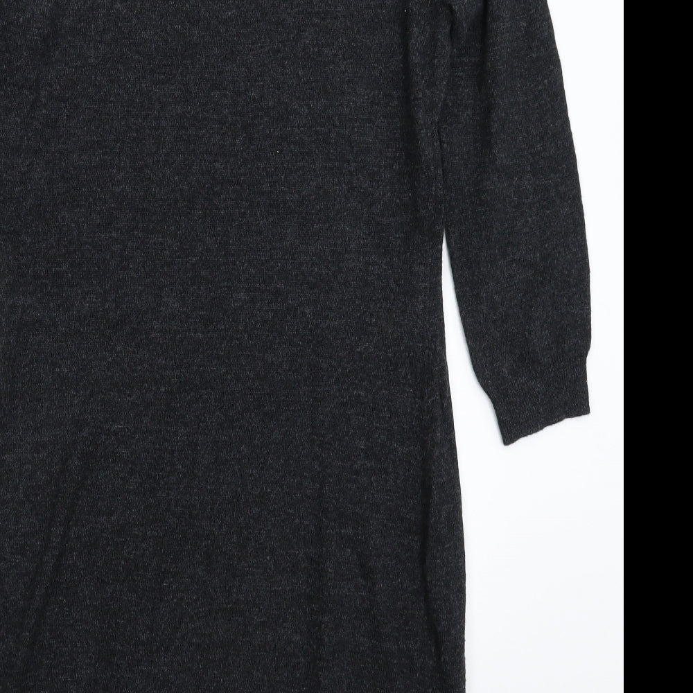 Clements Ribeiro Womens Grey  Knit Jumper Dress  Size 12