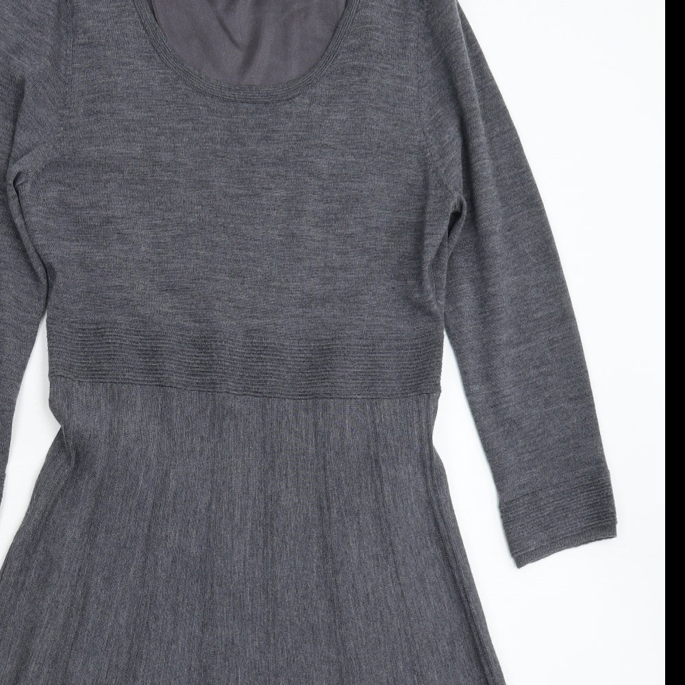 EAST Womens Grey   Jumper Dress  Size 14