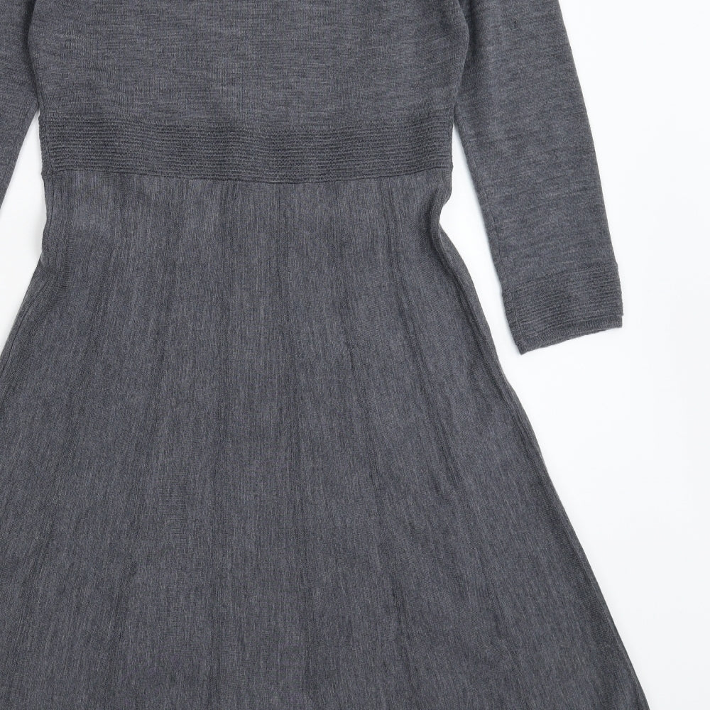 EAST Womens Grey   Jumper Dress  Size 14