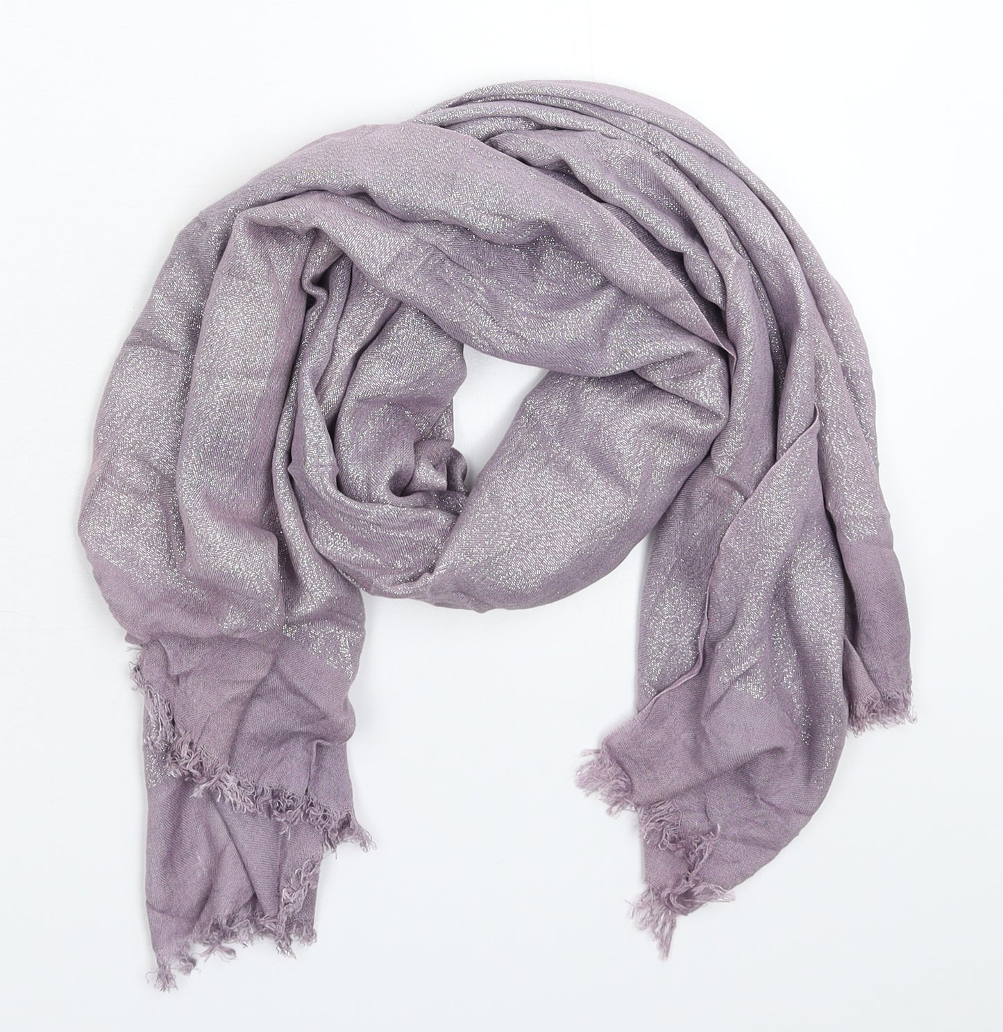George Womens Purple  Knit  Scarf