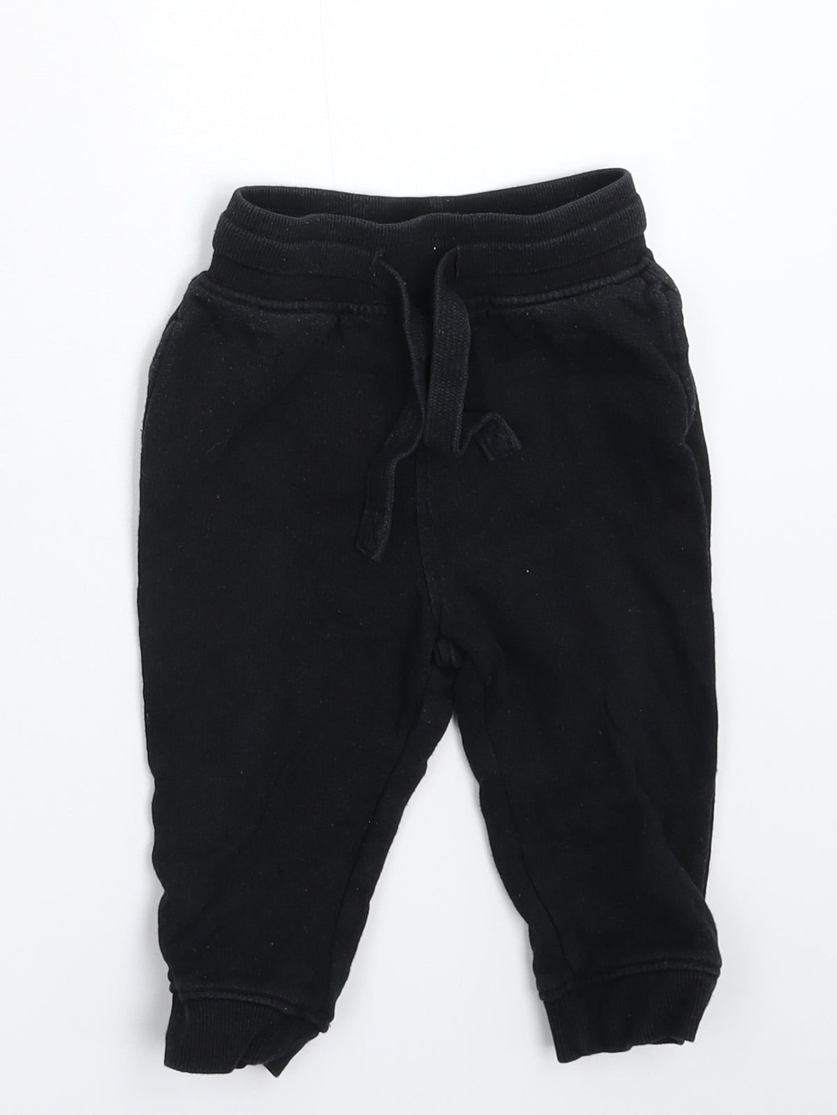 H&M Baby Black   Jogger Trousers Size 9-12 Months