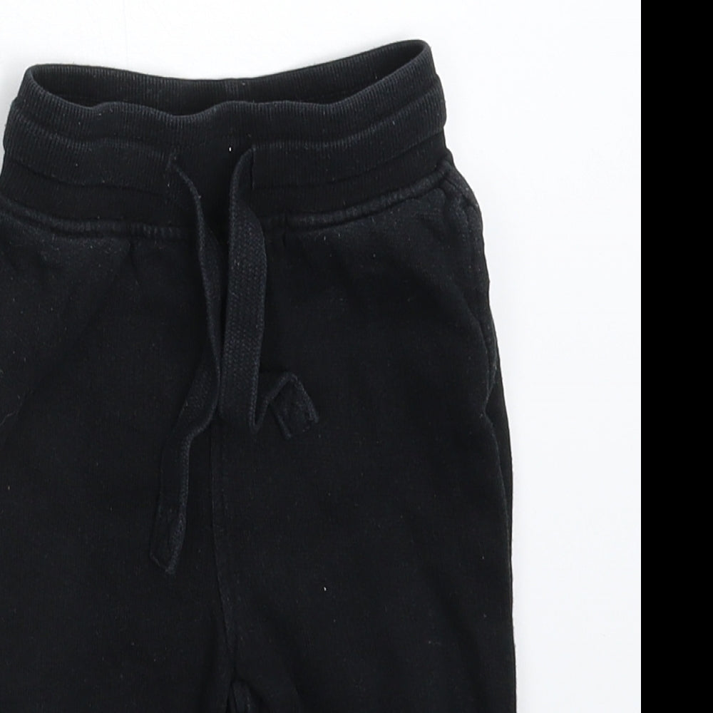 H&M Baby Black   Jogger Trousers Size 9-12 Months