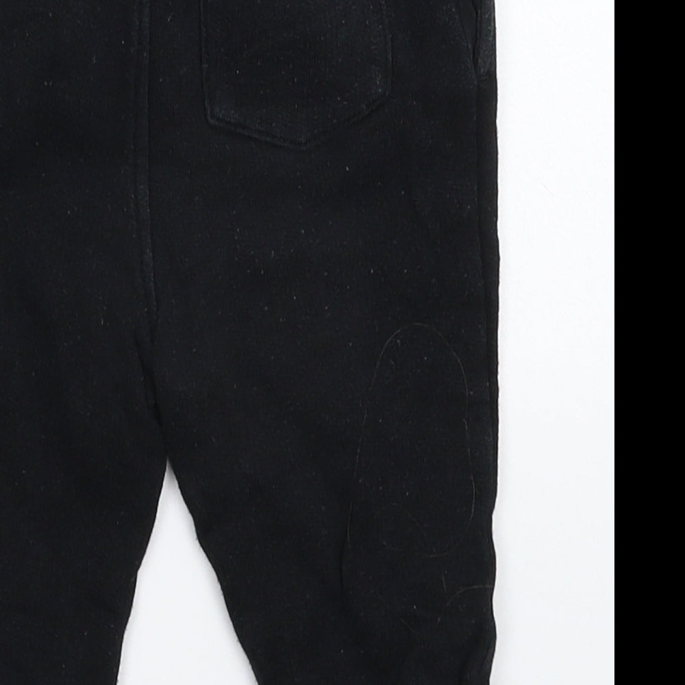 H&M Baby Black   Jogger Trousers Size 9-12 Months