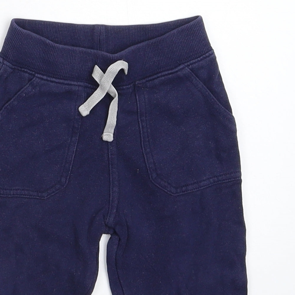 John Lewis Baby Blue   Jogger Trousers Size 9-12 Months