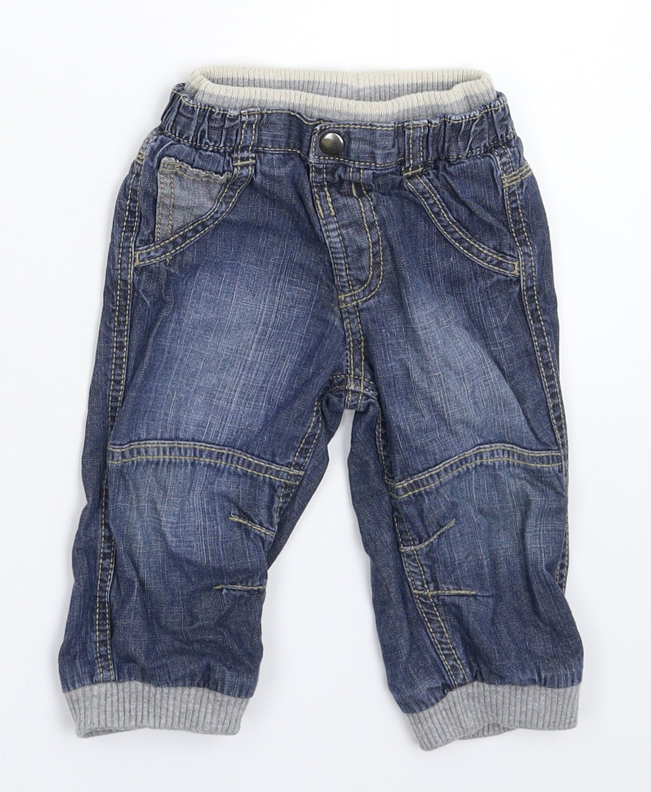 George Baby Blue  Denim Capri Jeans Size 12-18 Months