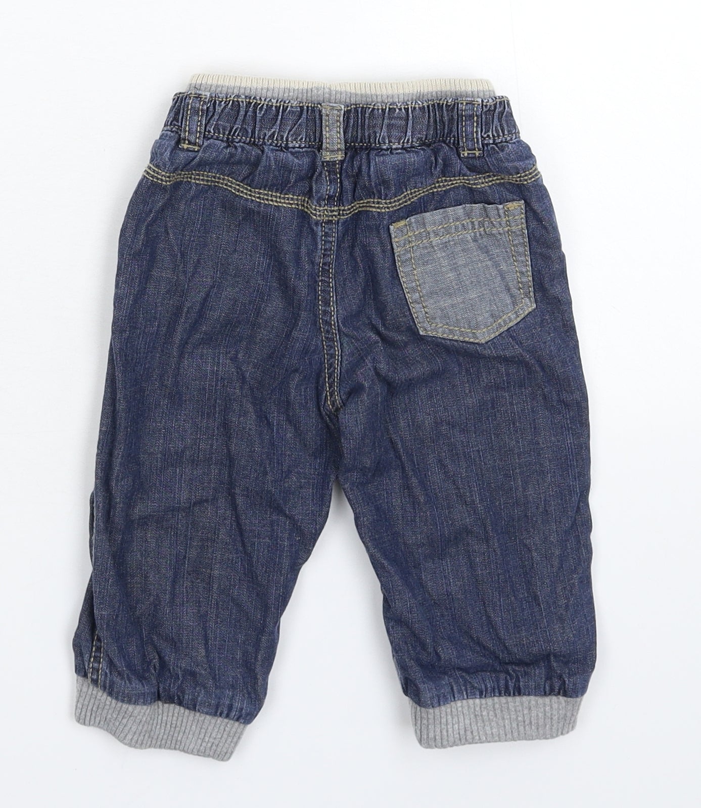 George Baby Blue  Denim Capri Jeans Size 12-18 Months