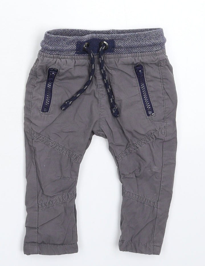 Marks and Spencer Baby Grey Capri Trousers Size 6-9 Months