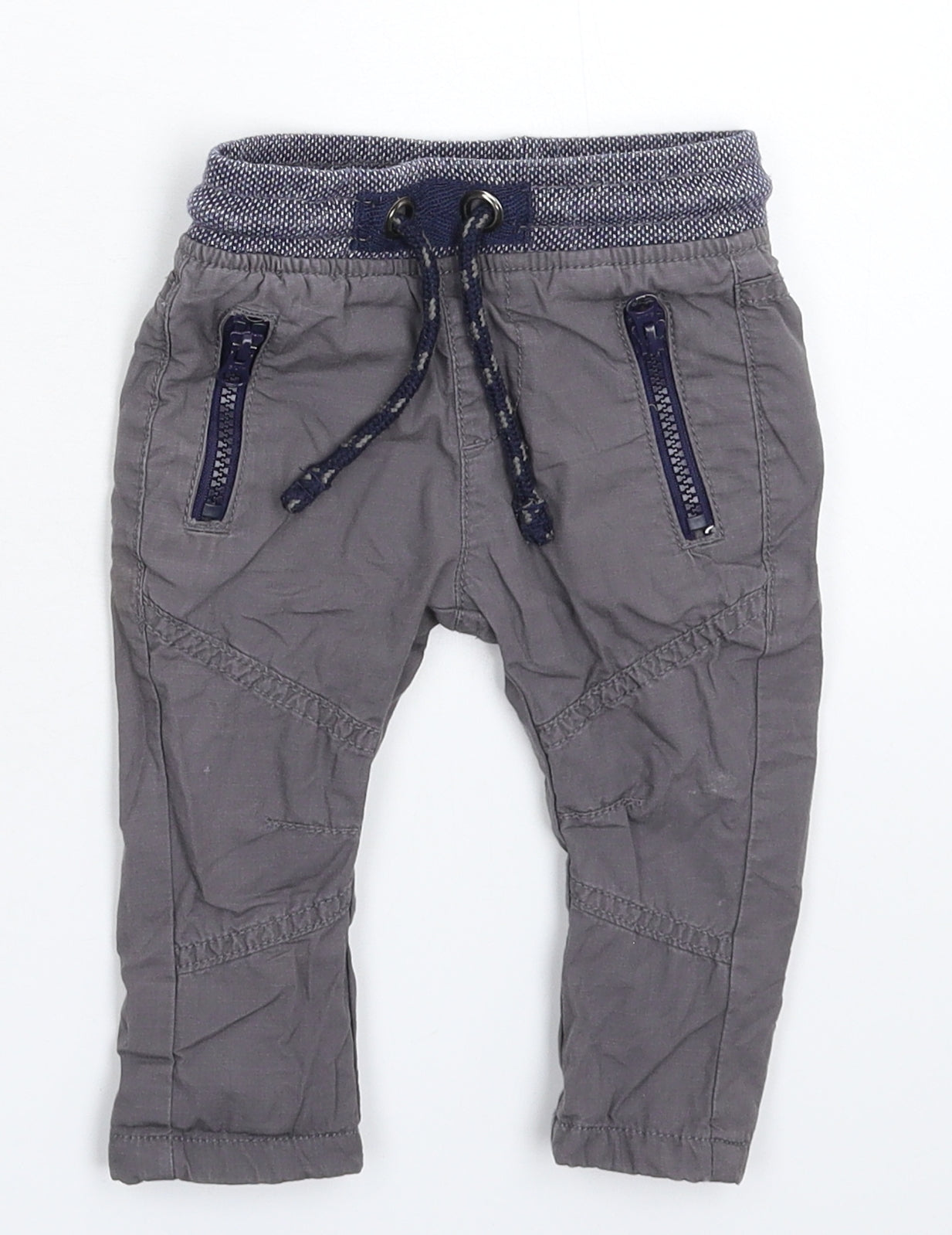 Marks and Spencer Baby Grey   Capri Trousers Size 6-9 Months