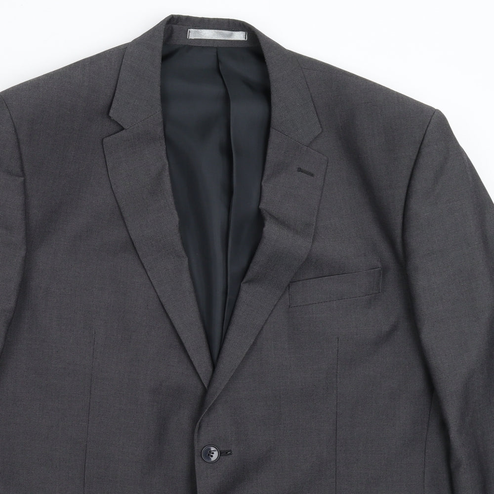 Burton Mens Grey   2 Piece Suit Size 44 L29 in