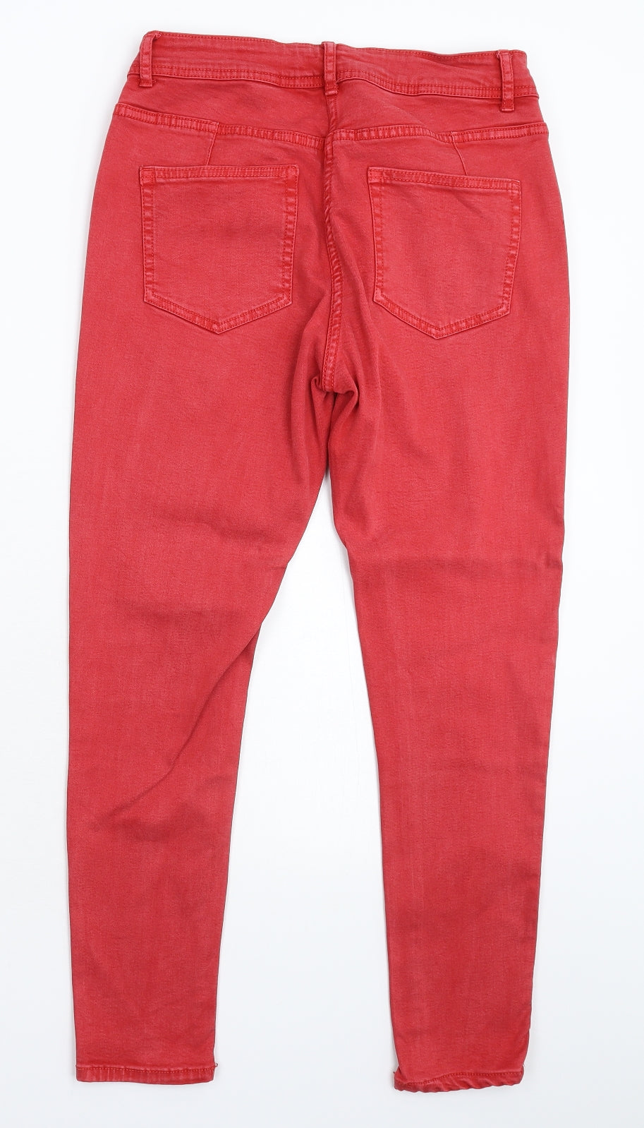 NEXT Womens Red  Denim Jegging Jeans Size 12 L25 in