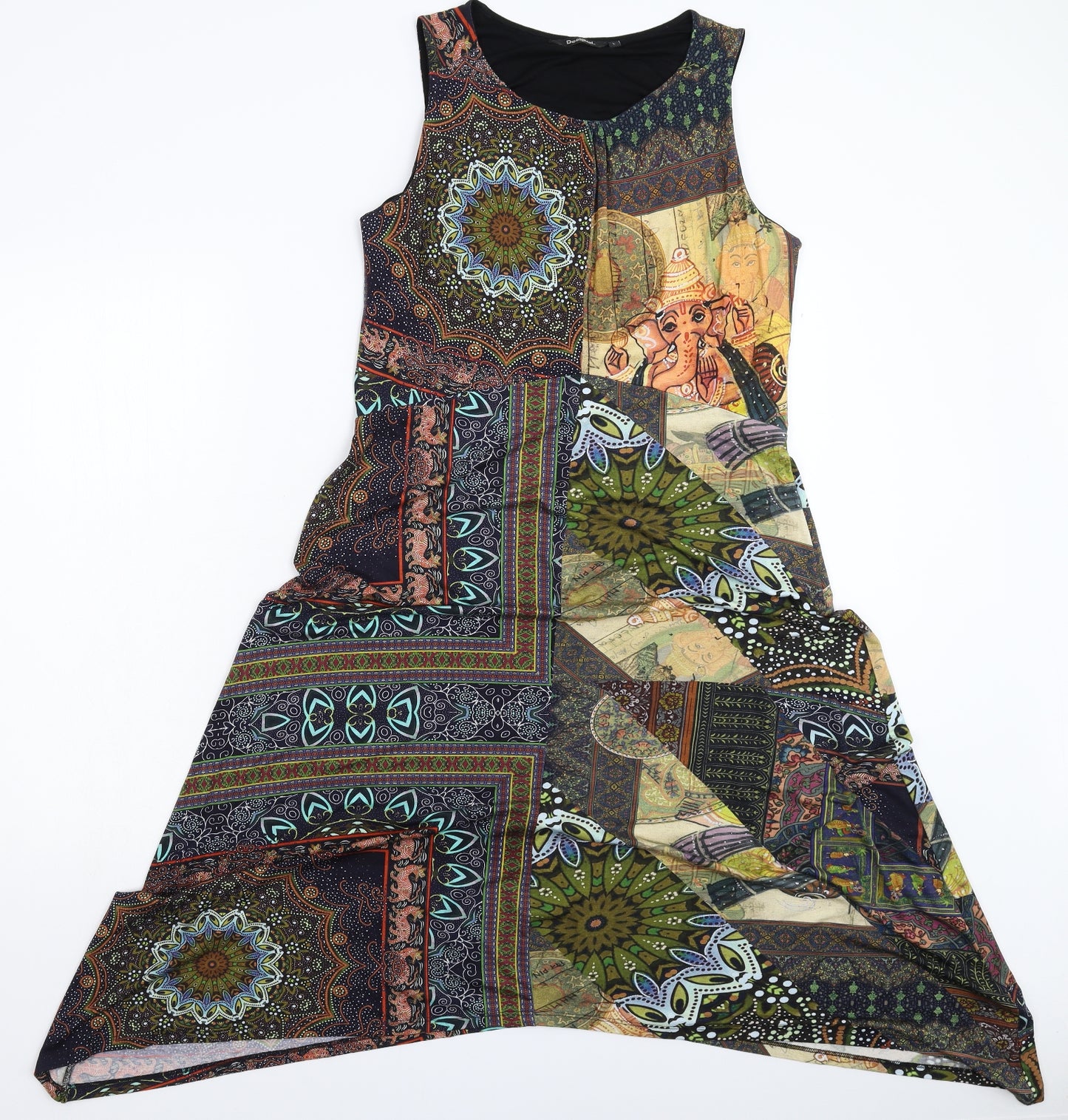 Desigual Womens Multicoloured   Fit & Flare  Size L