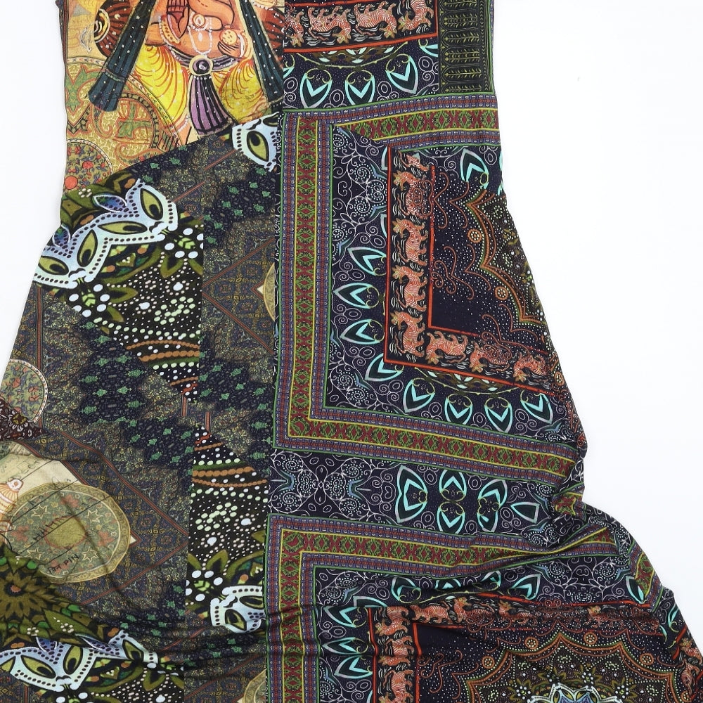 Desigual Womens Multicoloured   Fit & Flare  Size L