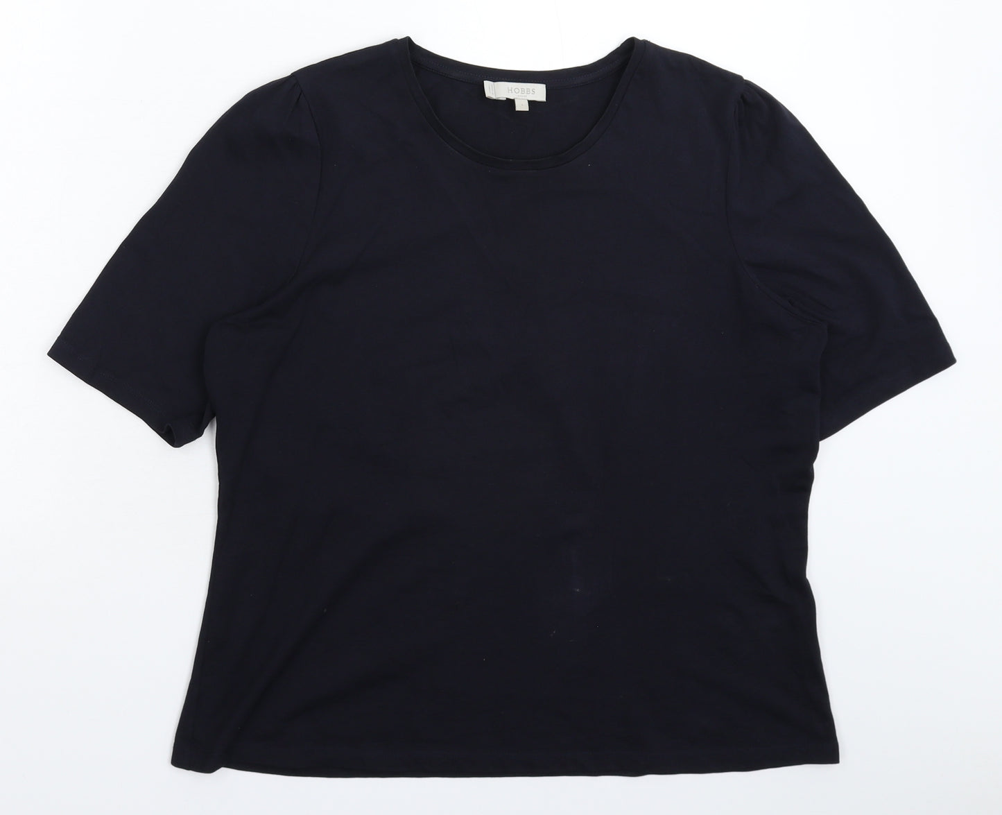 Hobbs Womens Blue   Basic T-Shirt Size L