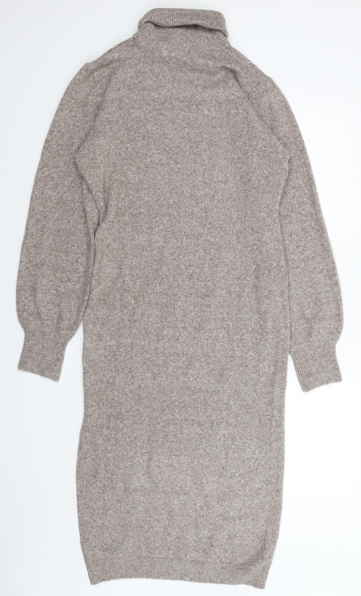 PRETTYLITTLETHING Womens Grey  Knit Jumper Dress  Size M