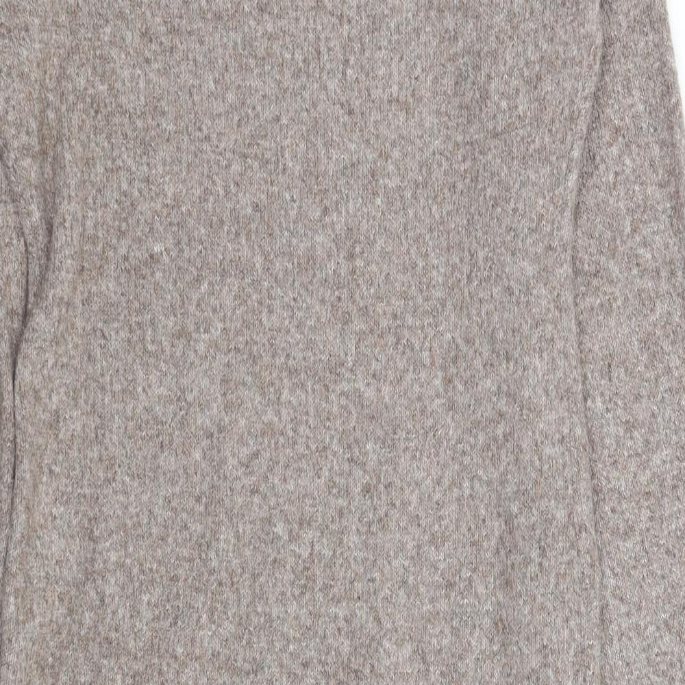 PRETTYLITTLETHING Womens Grey  Knit Jumper Dress  Size M