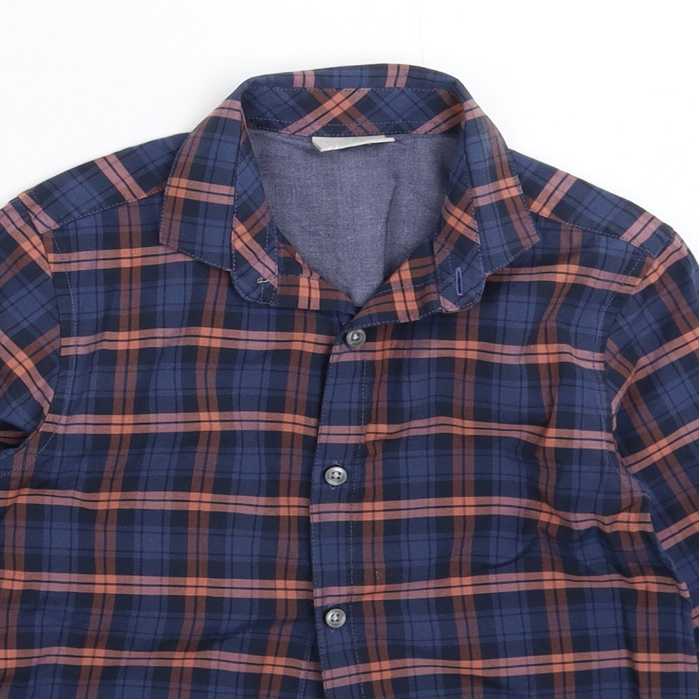 NEXT Boys Multicoloured Check  Basic Button-Up Size 7 Years