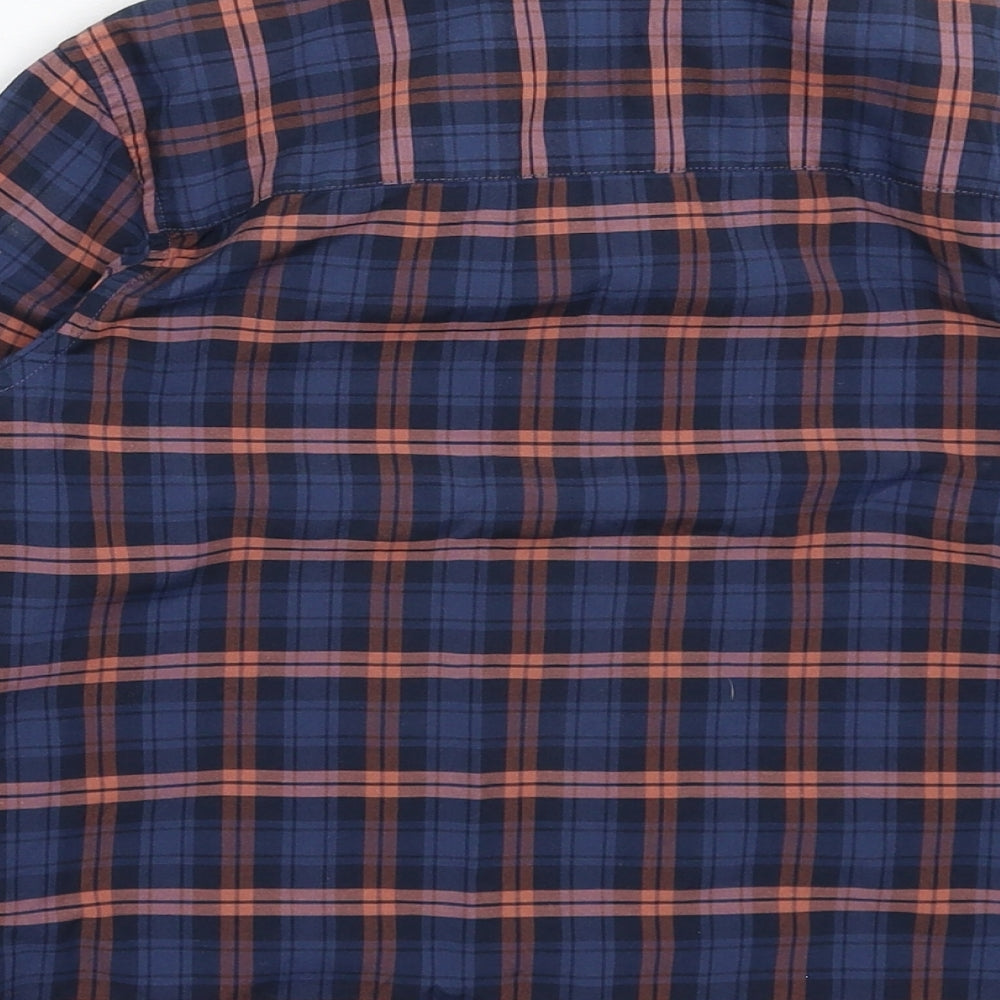 NEXT Boys Multicoloured Check  Basic Button-Up Size 7 Years