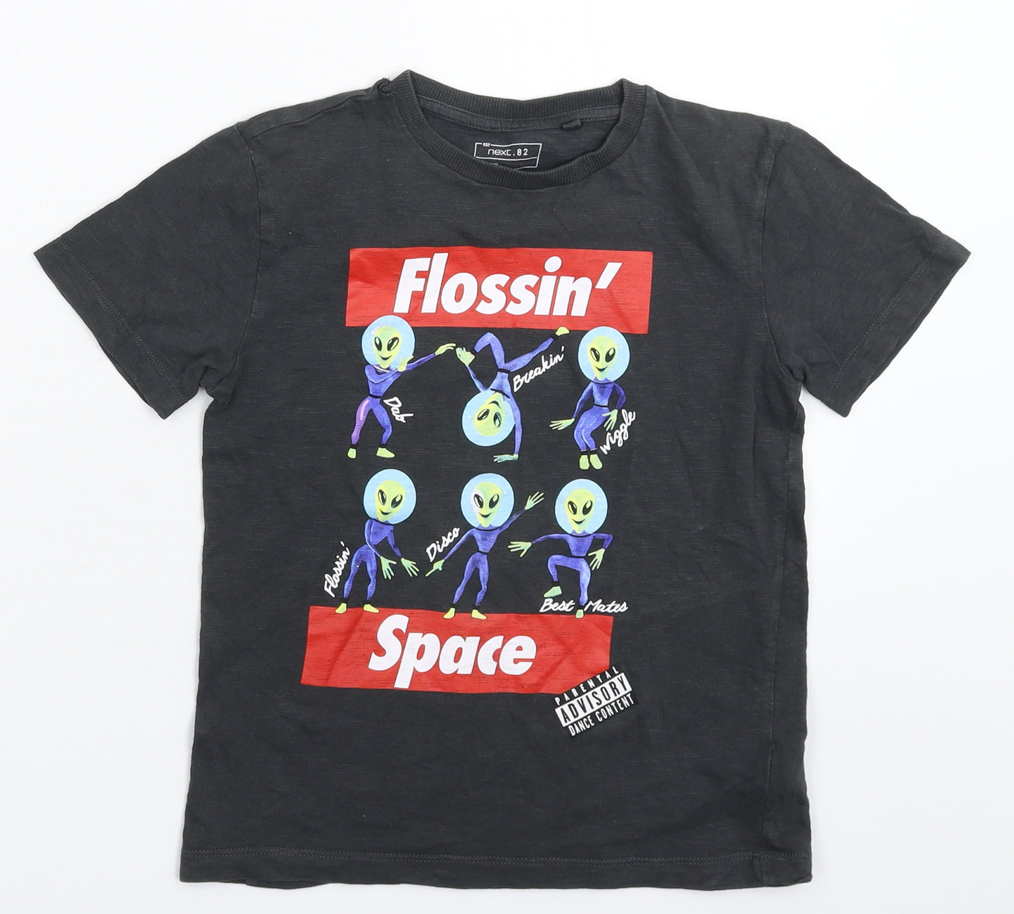 NEXT Boys Grey   Basic T-Shirt Size 7 Years