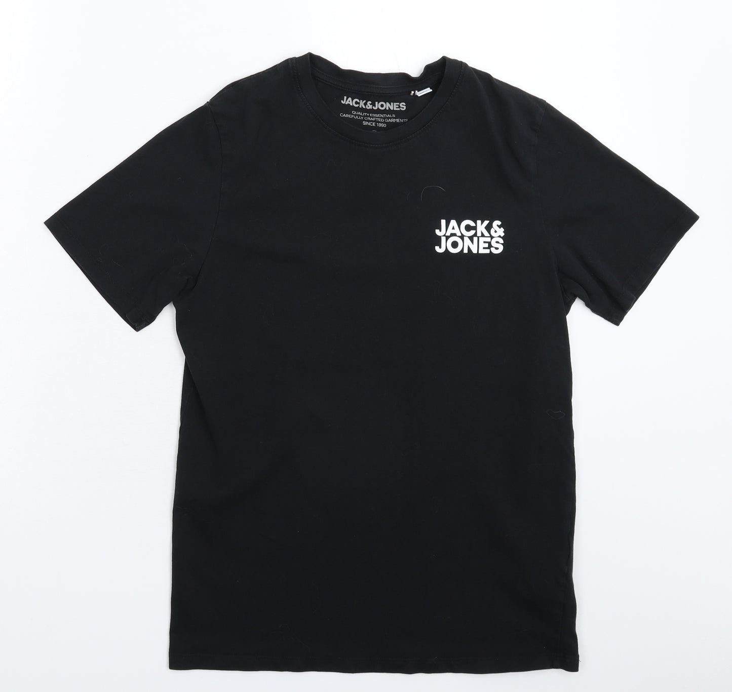 JACK & JONES Mens Black    T-Shirt Size M