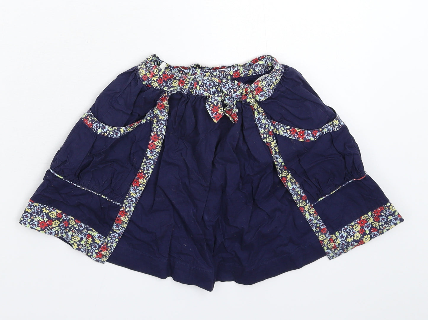 Molly n' Jack Girls Blue Floral  A-Line Skirt Size 2-3 Years