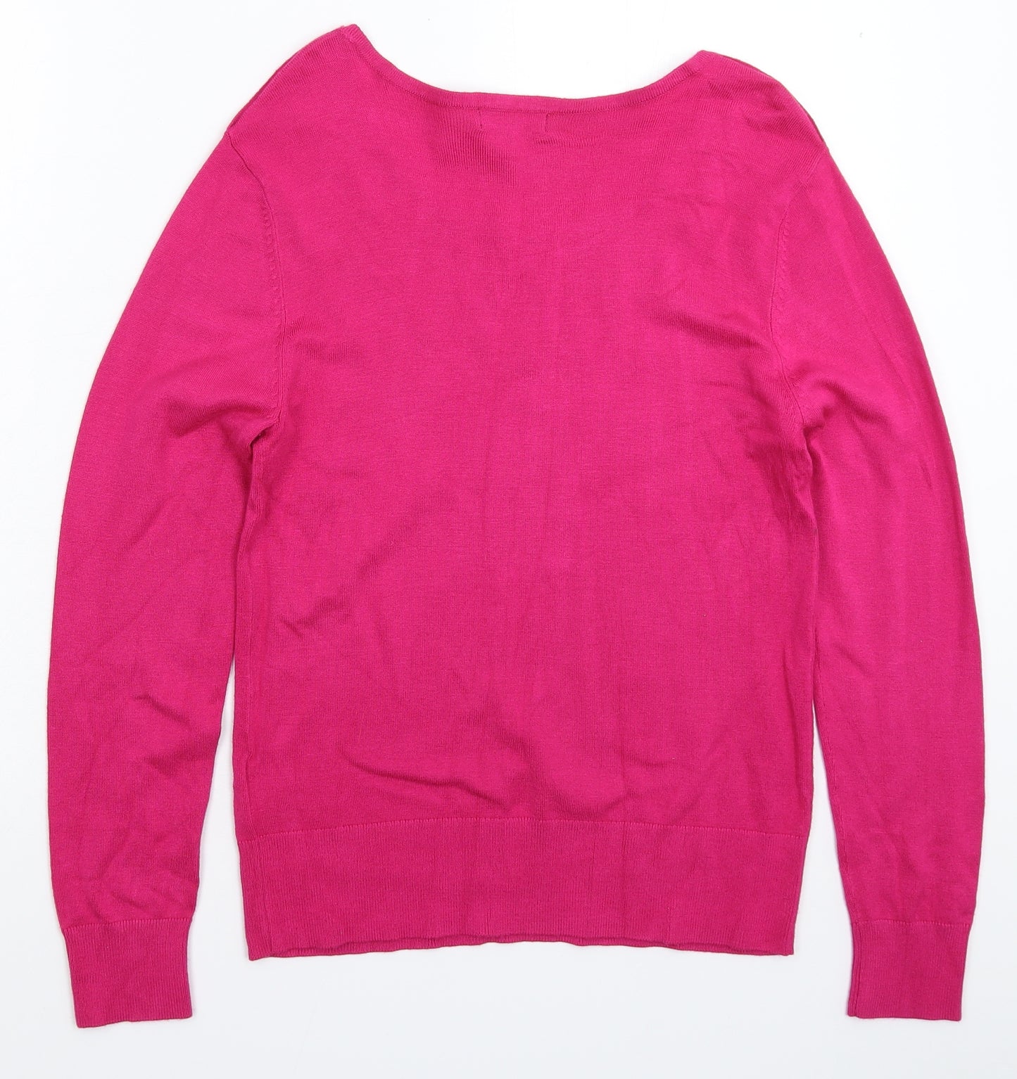 Debenhams Womens Pink  Knit Pullover Jumper Size 12